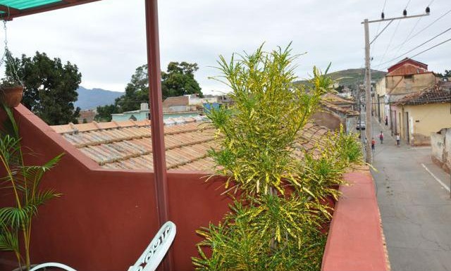 'Vista de la ciudad y las montanas' Casas particulares are an alternative to hotels in Cuba.